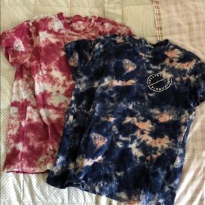 Hollister tees tie-dye bundle